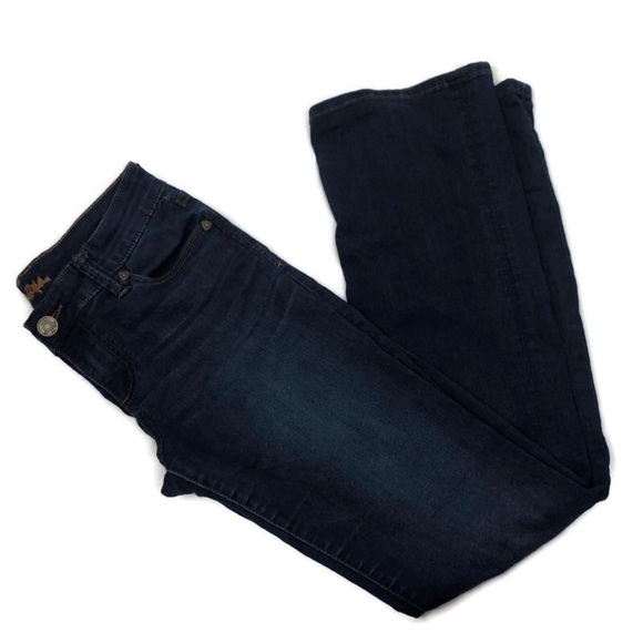 KUT From The Kloth Nicole High Rise Dark Wash Bootcut Blue Denim Jeans - Picture 2 of 12